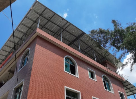 中国 50KW户用屋顶防水支架